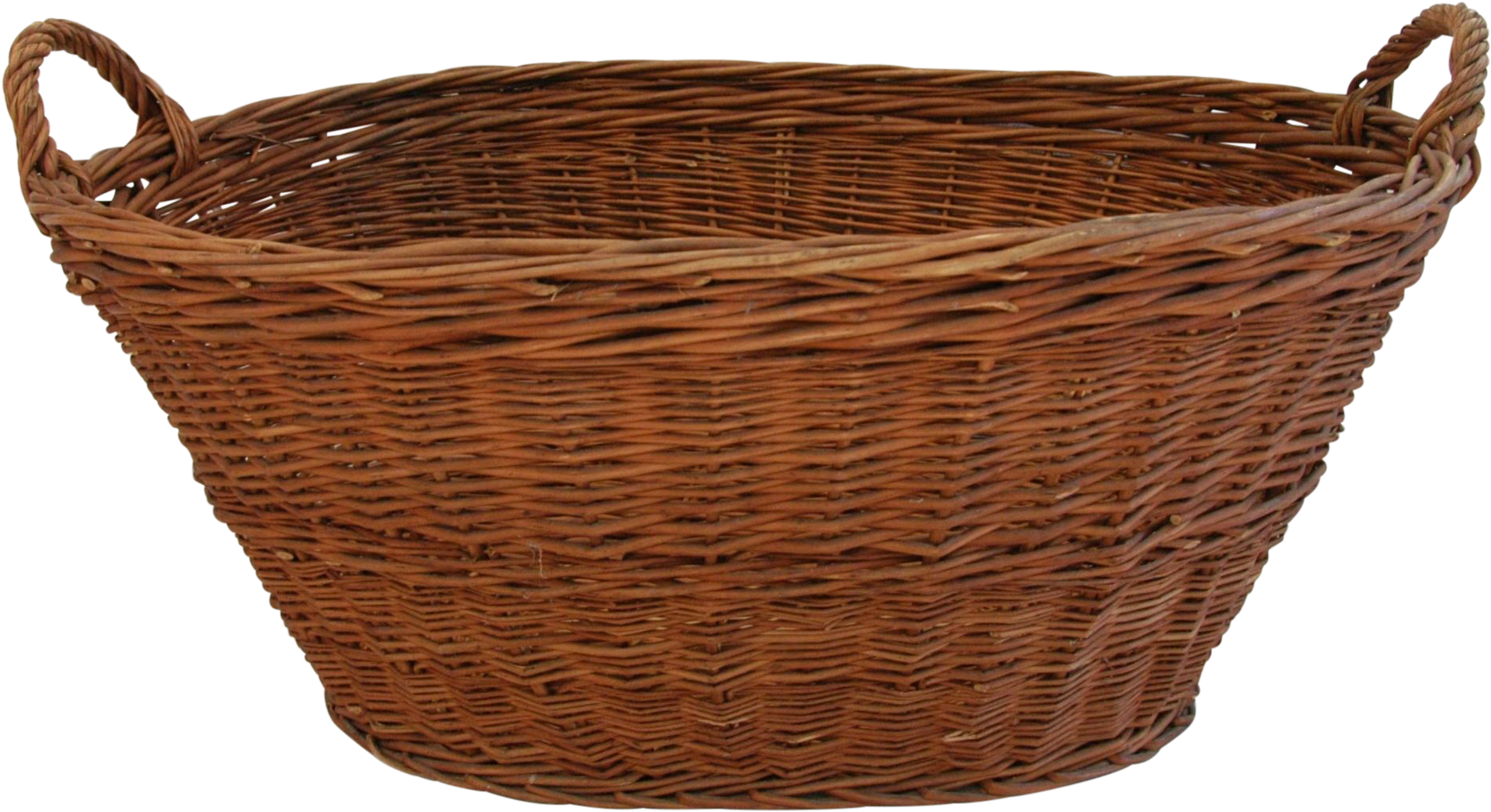 Wicker Basket Png Pluspng - Wicker Basket Png (2006x1185), Png Download