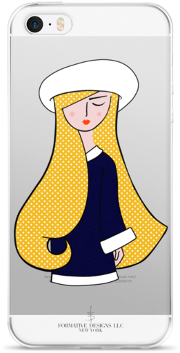 Little Blond French Girl - Mobile Phone Case (600x600), Png Download