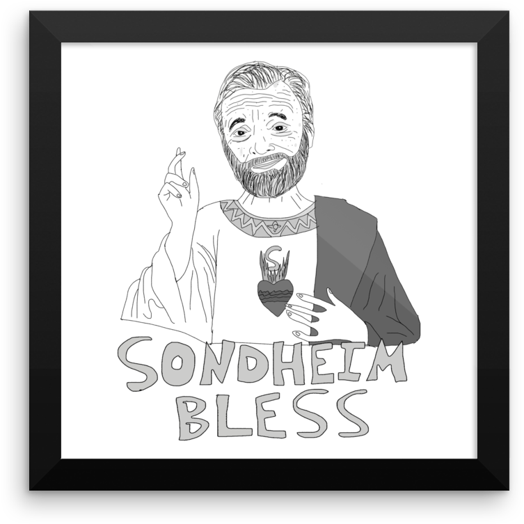 Image Of "sondheim Bless" Limited Edition Print - Printing (1000x1000), Png Download