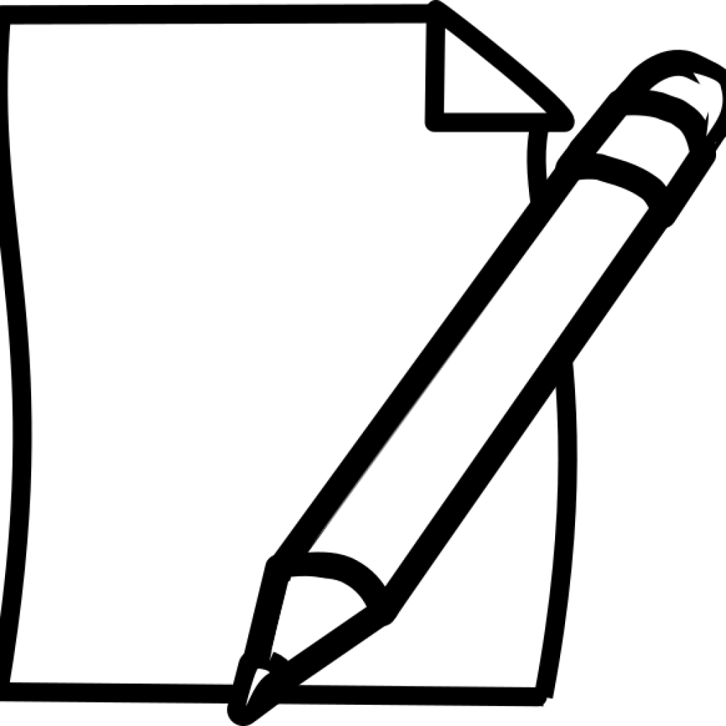 Pencil And Paper Clipart Earth Clipart Hatenylo - Clipart Paper Transparent Png (1024x1024), Png Download