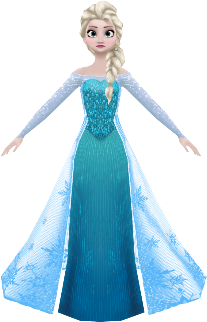 Elsa Background - Disney Princess Elsa (730x1095), Png Download