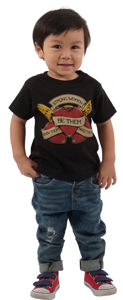 Kid's Strong Women Shirt - Toddler (768x1024), Png Download