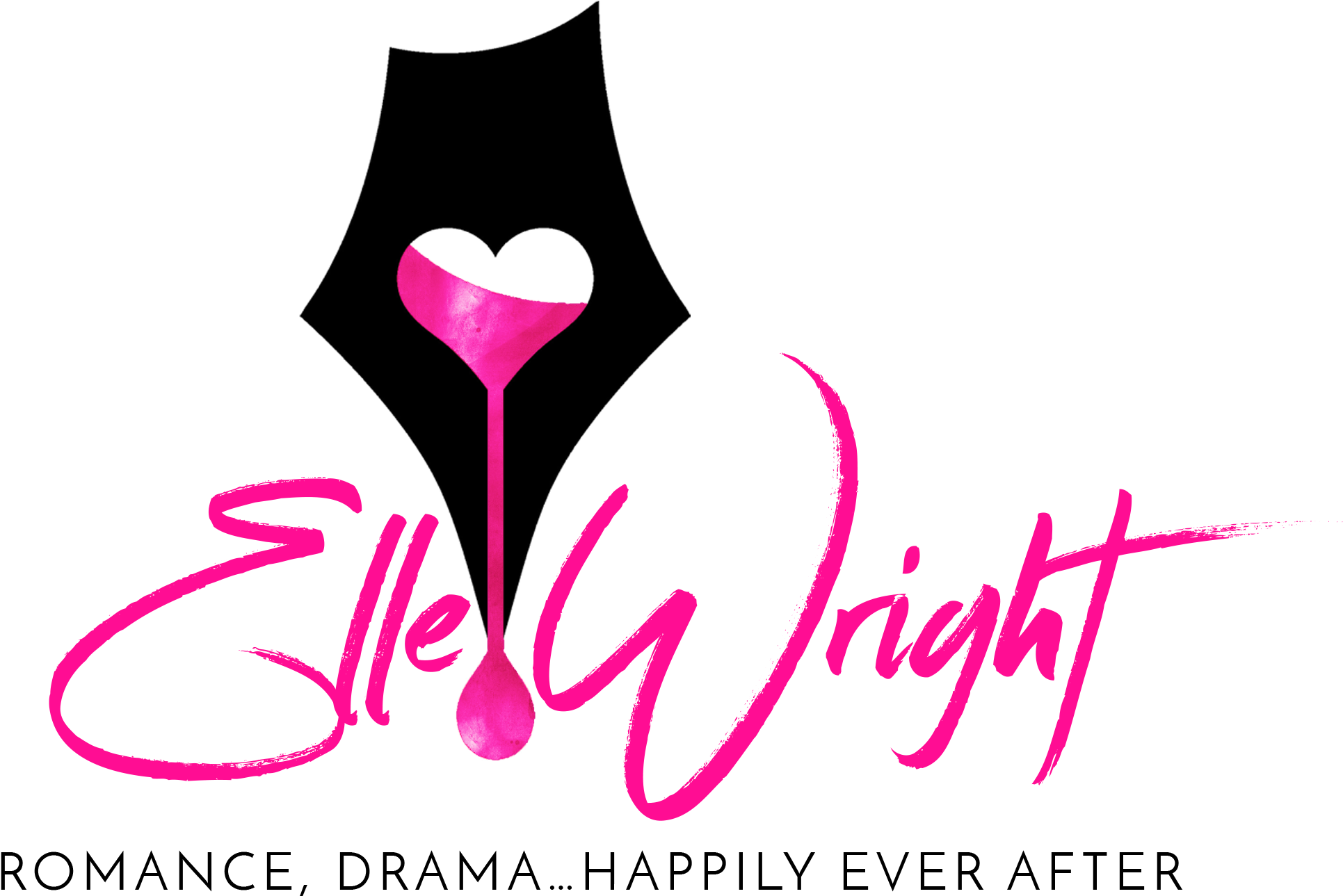 Ellewrightlogonew - Calligraphy (3106x2400), Png Download