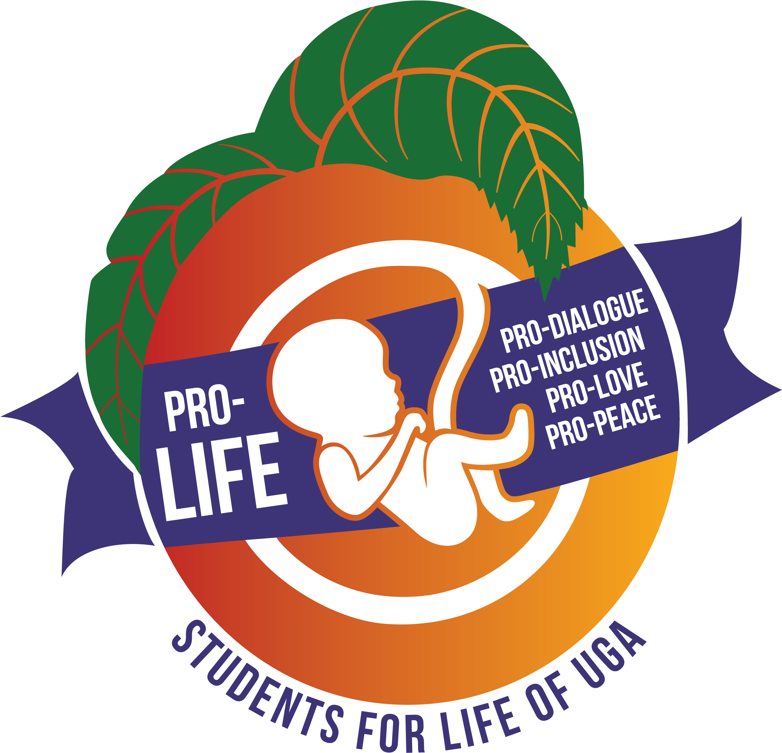 Students For Life Of Uga - Graphic Design (2500x2441), Png Download