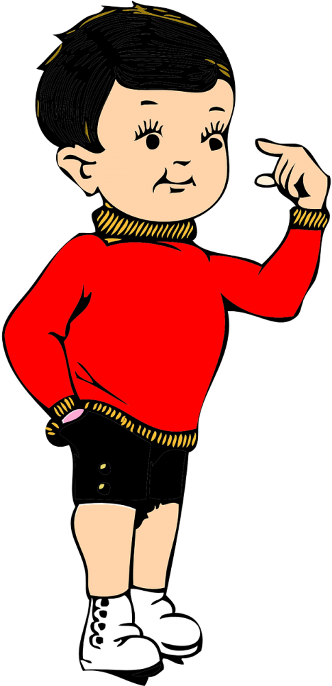 Gambar Animasi Anak Laki Laki (500x1000), Png Download