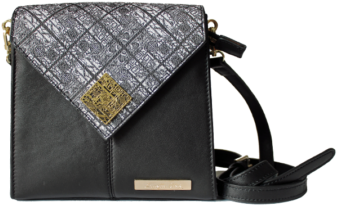 Sale Lattice Five Pocket Bag Leather Bag Cross Body - Bag (338x450), Png Download