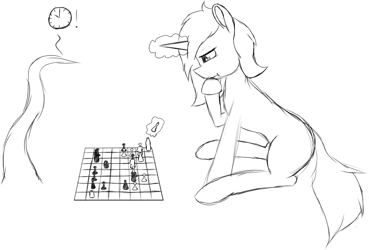 Magic, Monochrome, Oc, Oc Only, Oc - Line Art (1280x850), Png Download