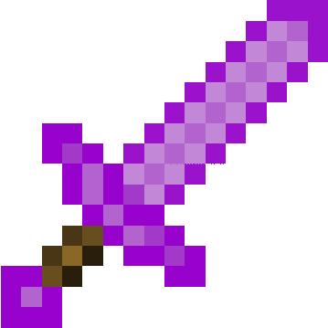 Minecraft Ender Spider Go Back > Gallery For > Minecraft - Purple Sword Minecraft Png (359x359), Png Download