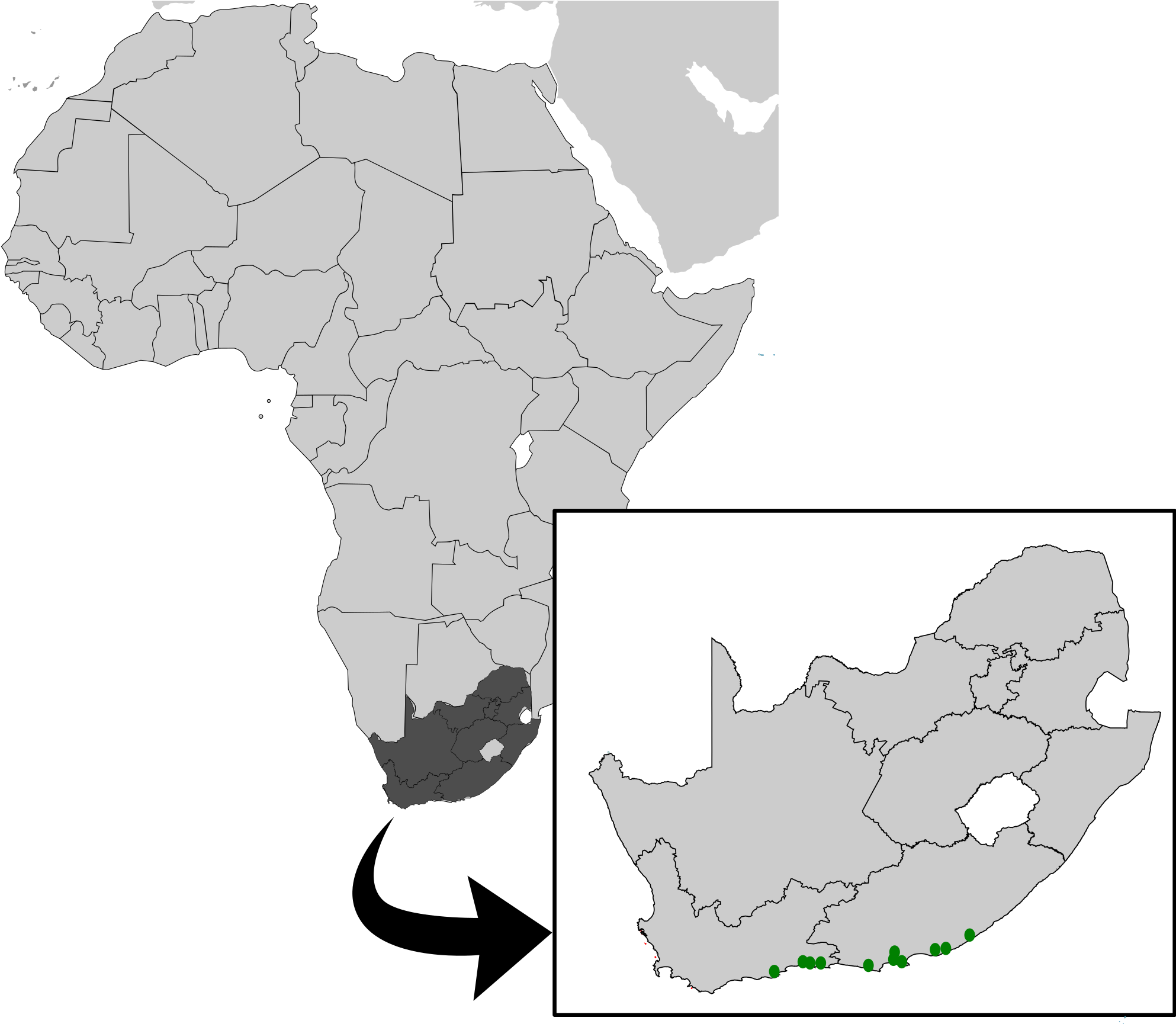 Open - Water Systems In North Africa (2000x1917), Png Download