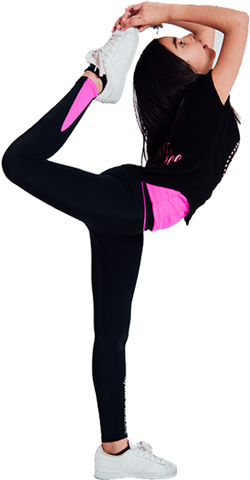 Niña En Clase De Baile Con Uniforme De Spot Dance - Child (355x682), Png Download