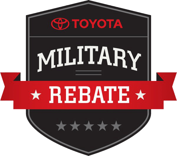 Military Rebate Badge - Toyota Military Discount (600x528), Png Download