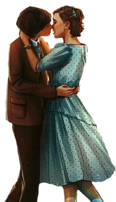 Eleven, Mike, And Png Image - Funko Pop Stranger Thing Eleven Snowball Dance (402x686), Png Download