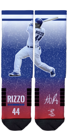 Anthony Rizzo Action Cfs - Sock (300x448), Png Download