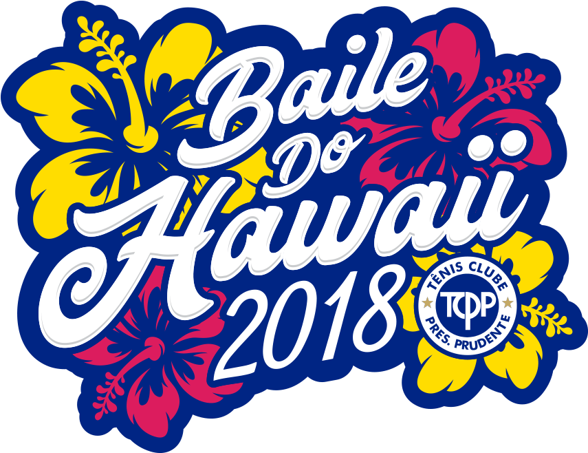 Baile Do Hawaii - Tenis Clube Presidente Prudente (1000x1000), Png Download