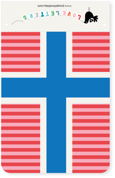 Flag Of Norway (390x600), Png Download