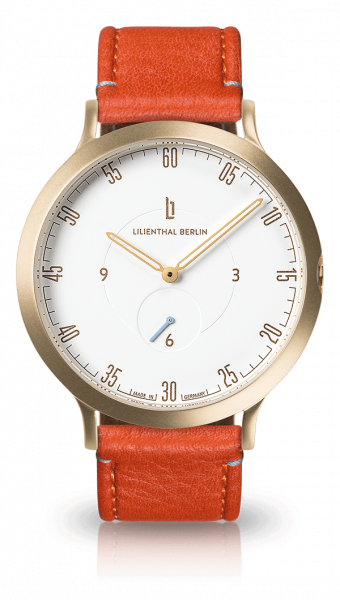Gold White Flame - Lilienthal Berlin - Unisex Watch, Silver - White With (340x600), Png Download