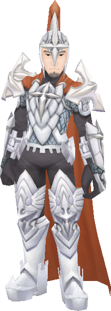 «citadel Patrol» White Flame Knight - Breastplate (223x622), Png Download