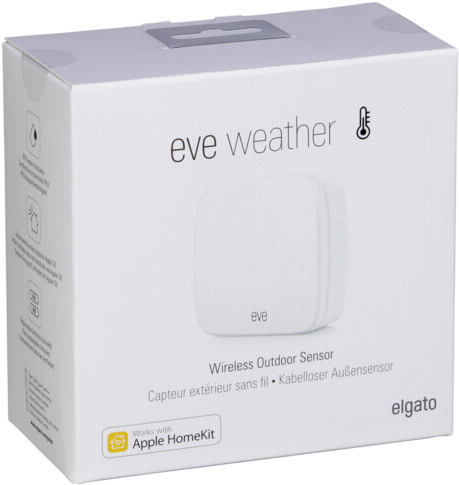 Eve Weather Raumsensor - Box (471x500), Png Download