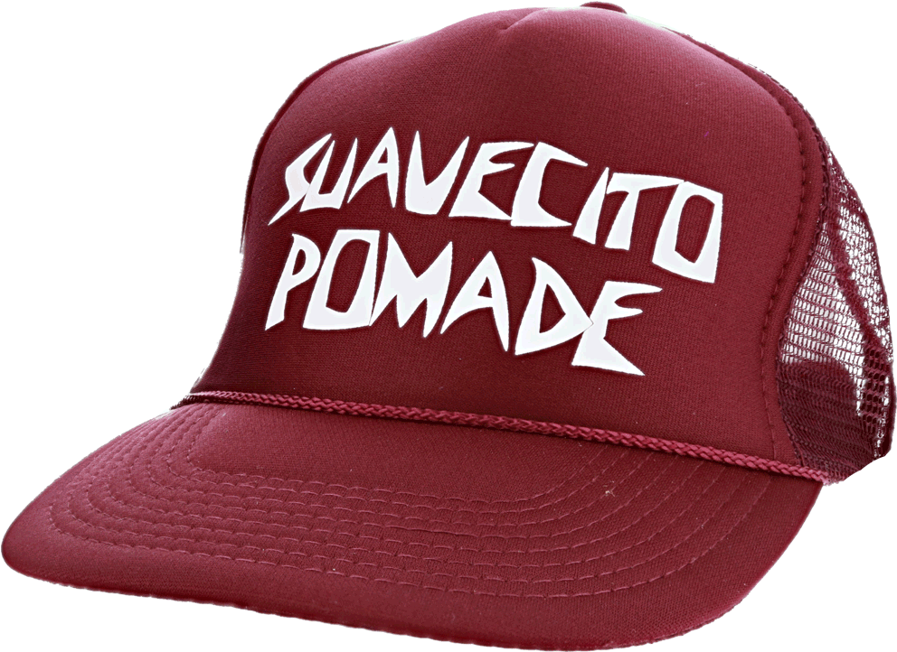 Suavecito Suicidal Hat Burgundy Side V=1495833507 - Baseball Cap (1000x800), Png Download