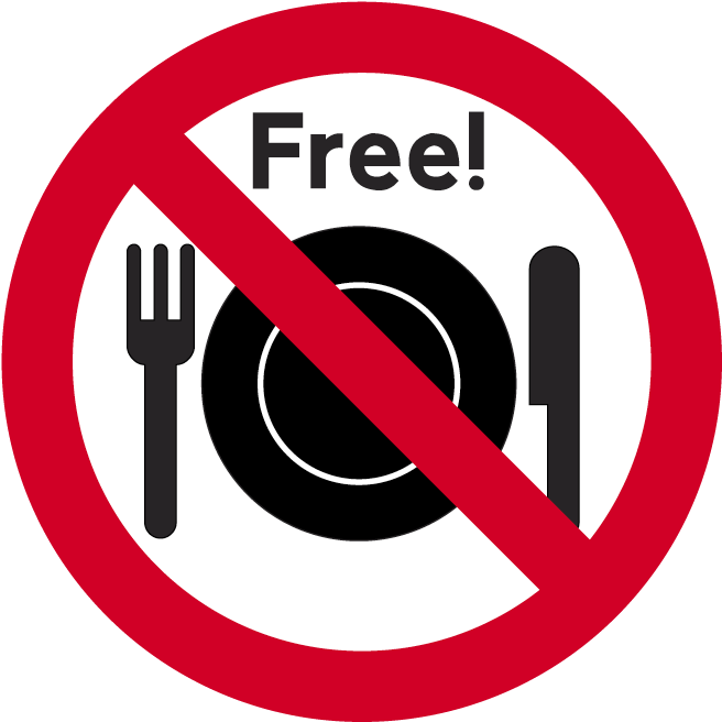 There's No Such Thing As A Free Lunch - There Is No Free Lunch (674x723), Png Download