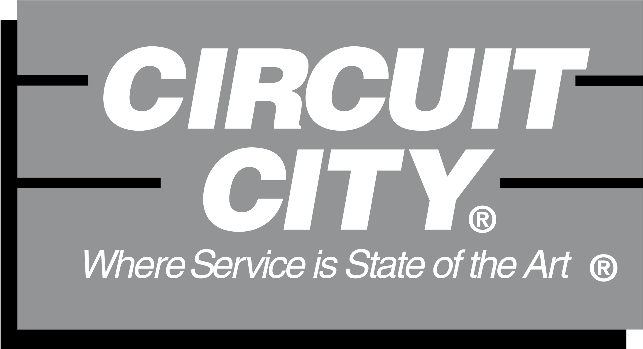 Circuit City Logo Png Transparent - Circuit City Logo White (2400x2400), Png Download