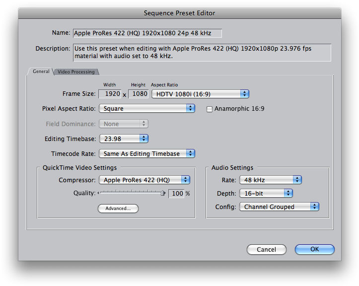Sequence Setting General - Sequence Settings (730x589), Png Download