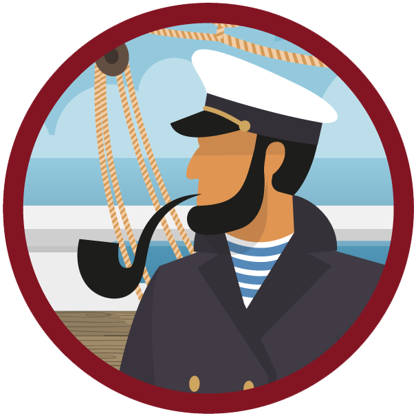 People - Sea History (605x605), Png Download