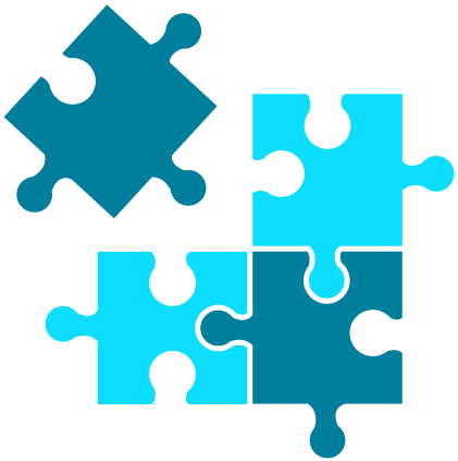 Customized Solutions - Puzzle Pieces Transparent Background (421x423), Png Download