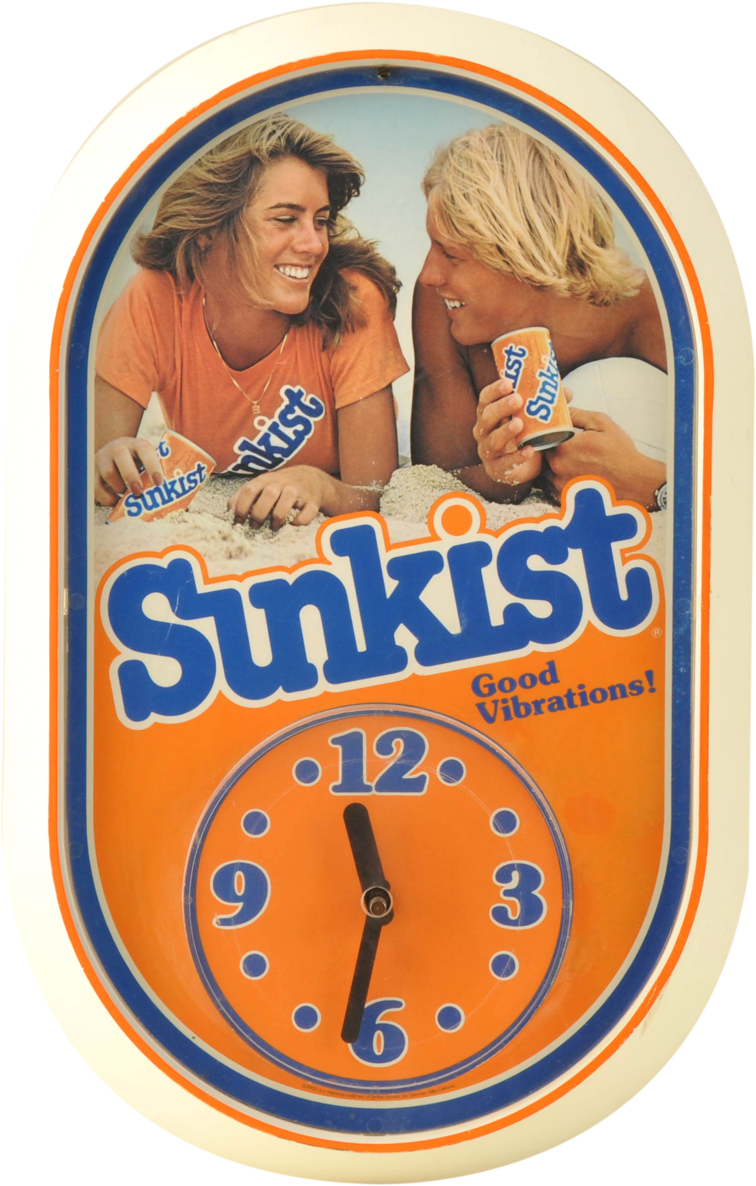 Sunkist Orange Clock (1914x2615), Png Download
