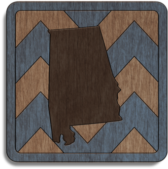 Puzzle Coasters - State Collection - Puzzle (480x480), Png Download