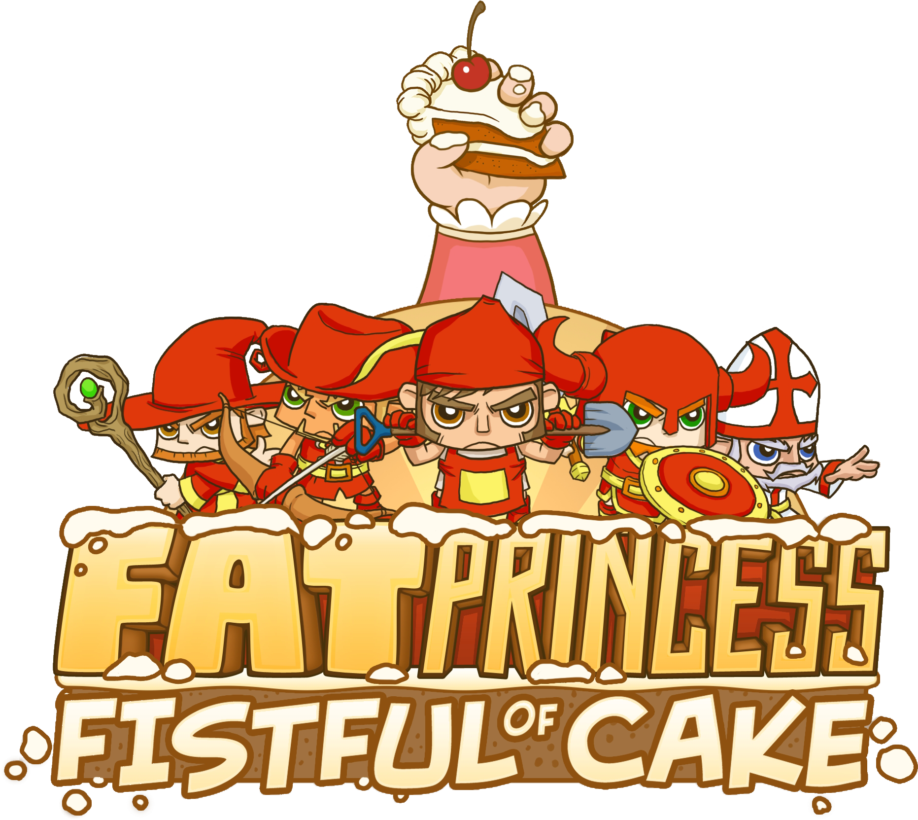 Fat Princess Fistful Cake Logo - Fat Princess Essentials Playstation Portable (psp) (2329x1826), Png Download
