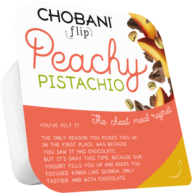 Peachypackage Copy - Chobani Flip Lowfat Almond Coco Loco Greek Yogurt 5.3 (1000x868), Png Download