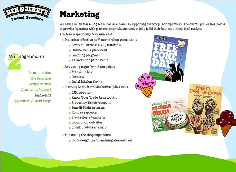 With The Presentation Site, The Sales Process Is Simple - Ben And Jerry's (1140x669), Png Download