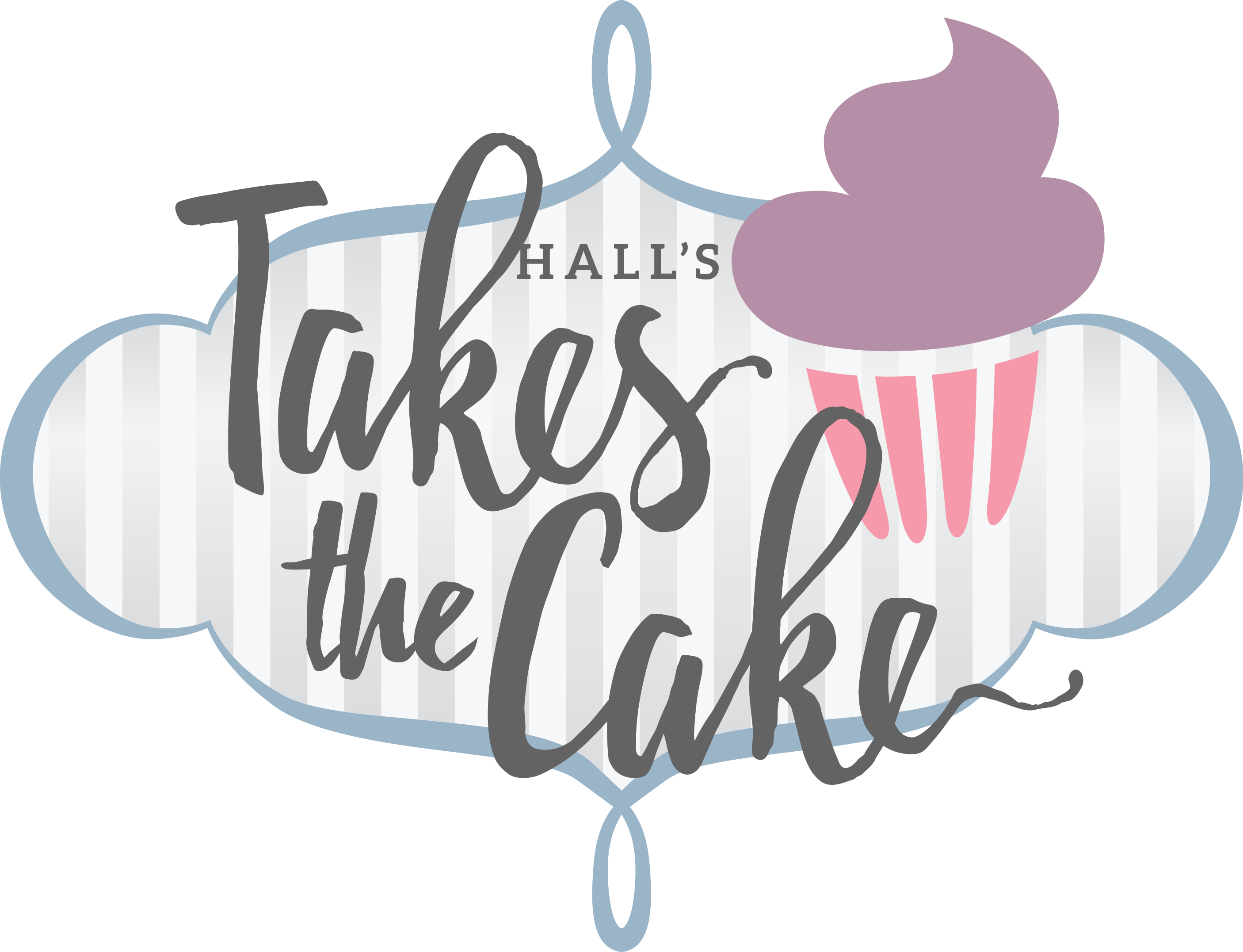 Cropped Takesthecake Logo - Halls Takes The Cake (2812x2153), Png Download
