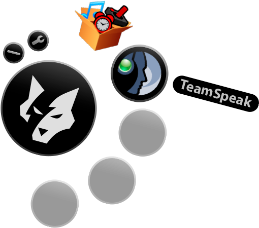 In-game Overlay - Teamspeak (600x466), Png Download