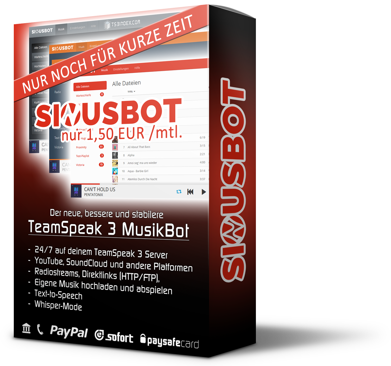 [sinusbot] Teamspeak 3 Musicbot Für 1,50 Eur - News (1502x1406), Png Download