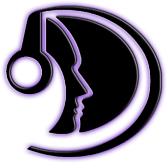 Large Purple Teamspeak Logo - Emblem (400x400), Png Download