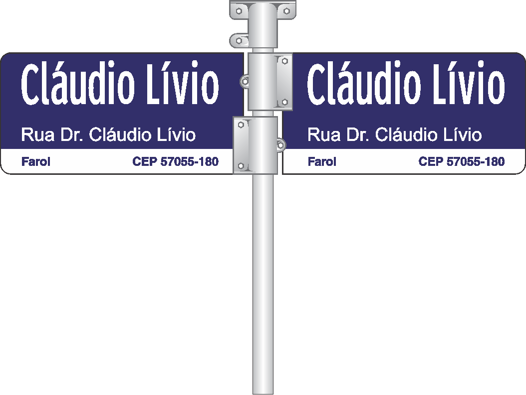 Placas De Rua, Federal Sinalziacao, Esquina De Rua, - Placa De Rua Publicidade (1054x793), Png Download