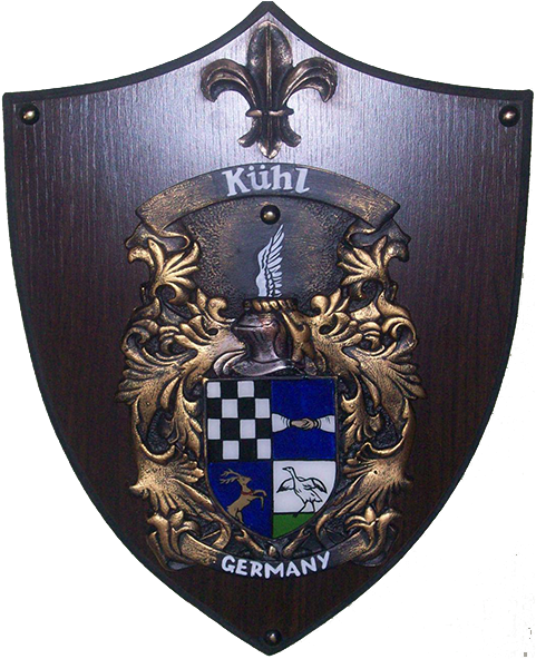 Brasão Da Familia Kühl (591x591), Png Download