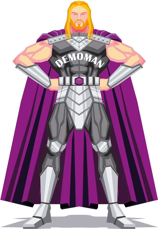 The Demoman Specialize In Residential And Commercial - Liga Da Justiça Vetor (1000x1000), Png Download