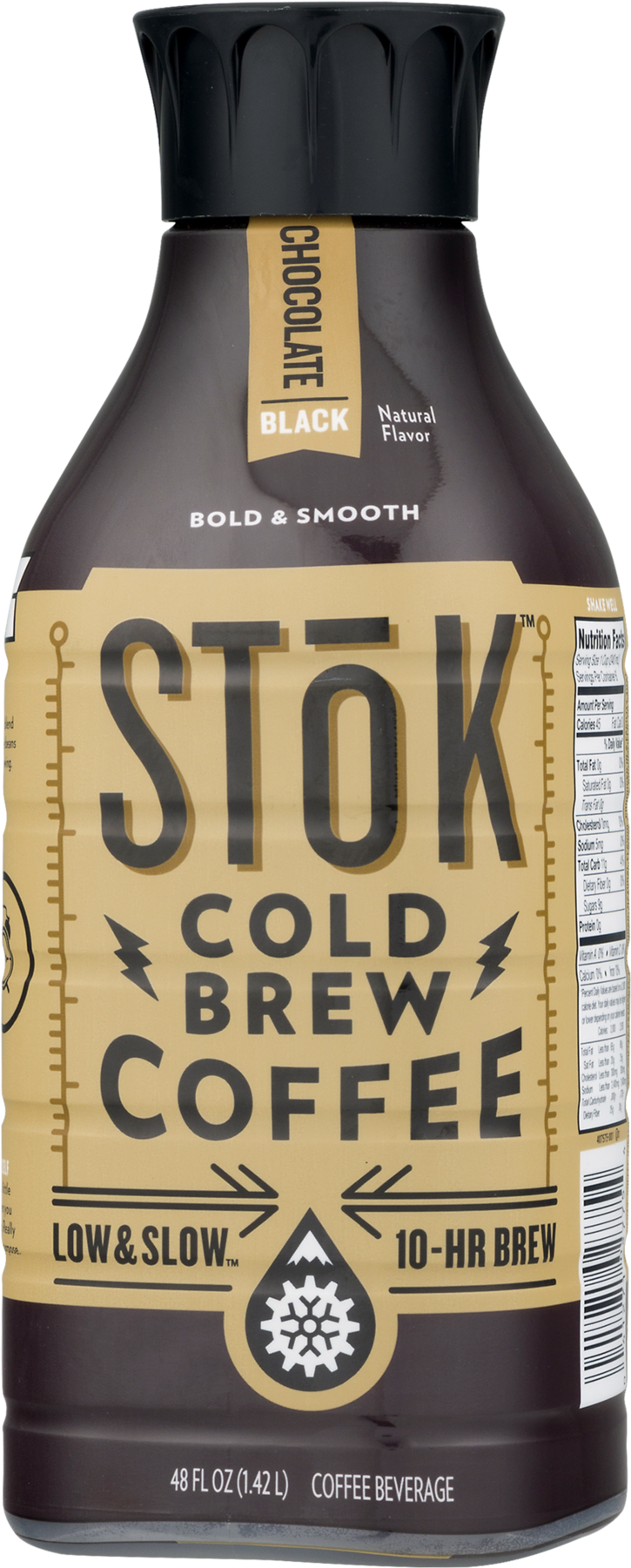 Stok Cold Brew Chocolate Black Coffee, 48 Fl - Stok Chocolate Cold Brew (1800x1800), Png Download