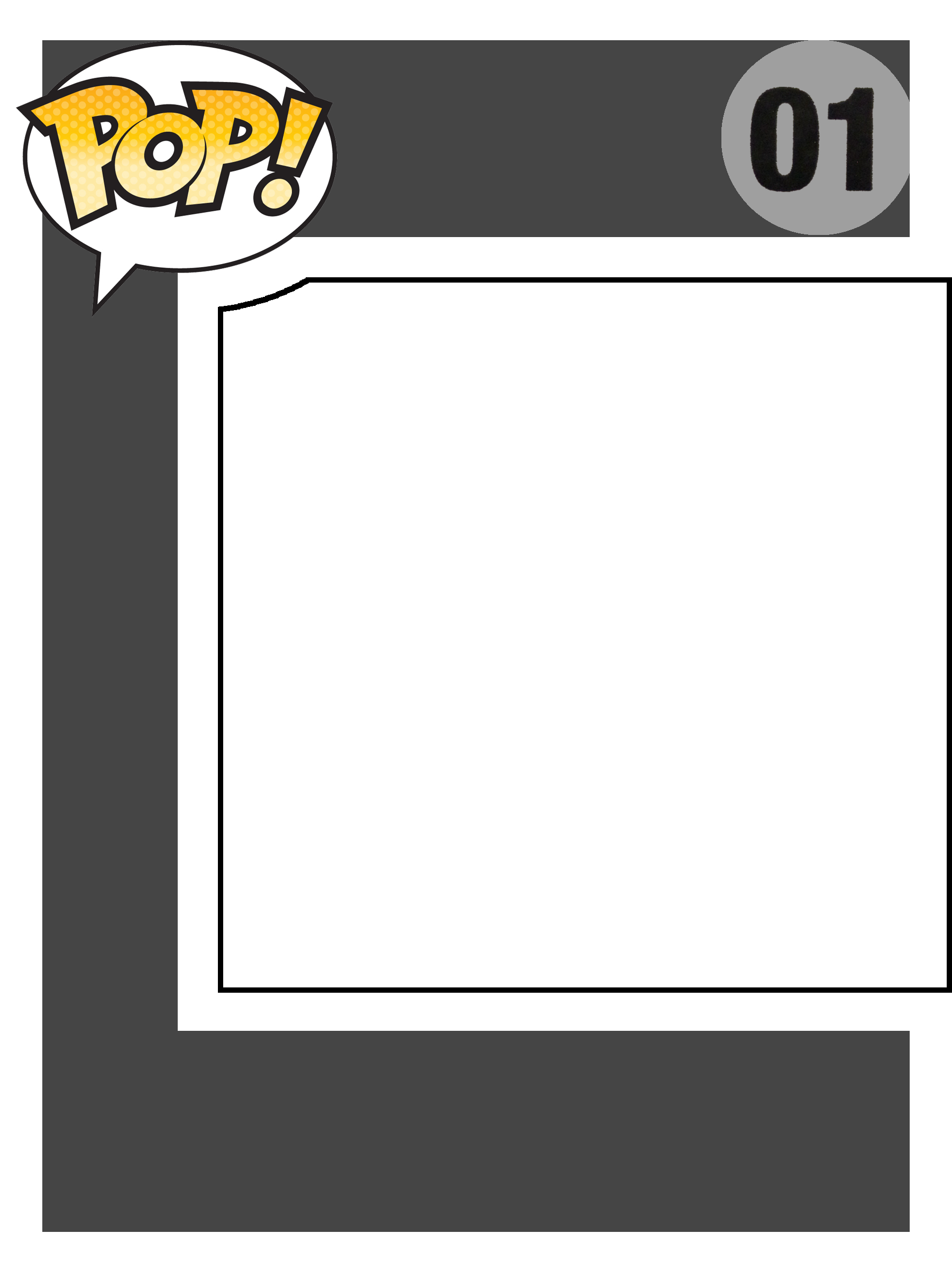 Oh And Here's The Front Of The Box Recreated In Photoshop - Funko Pop Box Png (1800x2400), Png Download