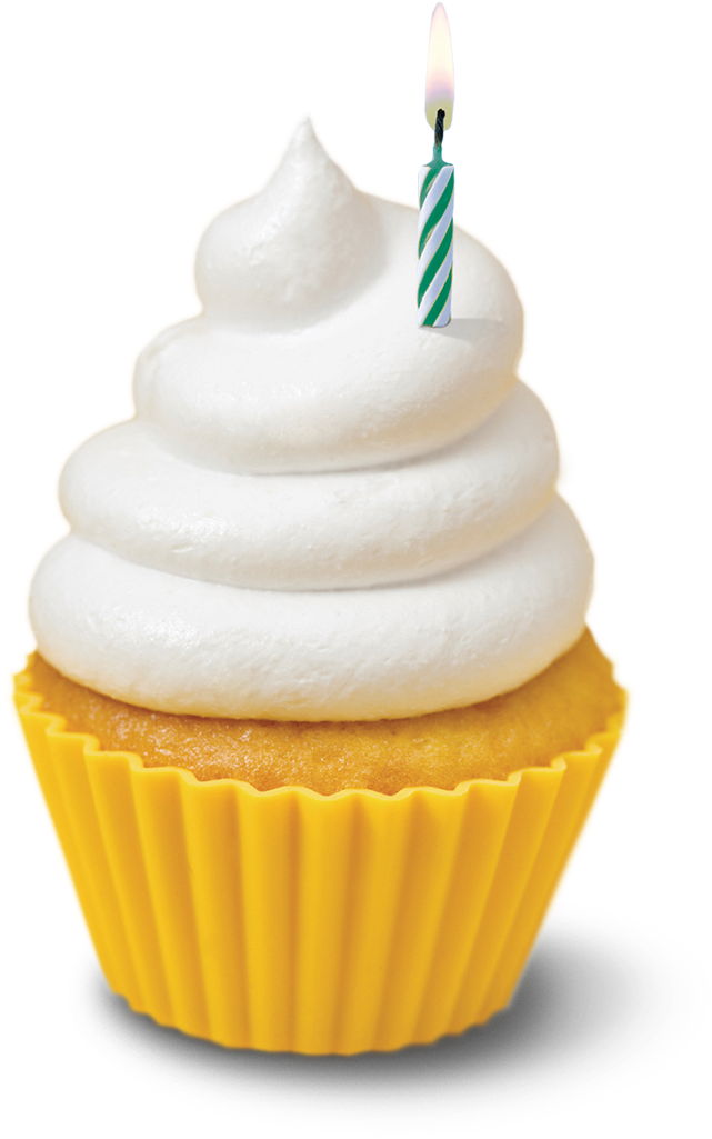Birthday Cupcake Batter - Birthday Cupcake Transparent Png (1024x1024), Png Download