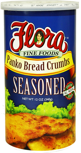 Seasoned Italian Panko Breadcrumbs - Flora Foods (600x600), Png Download