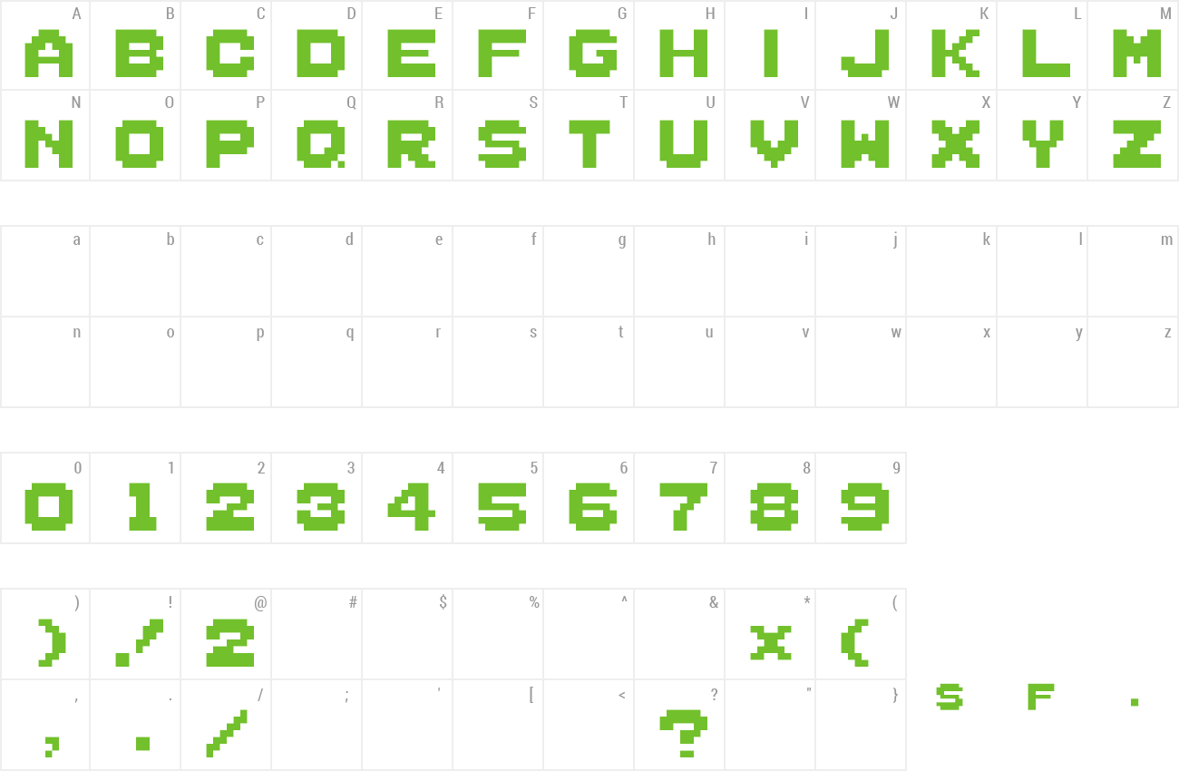 Font G7 Taito Elevator Action Etc - Free Font Palm (1300x850), Png Download