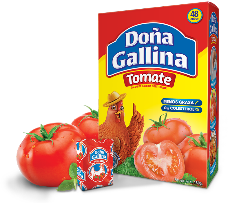 Producto Con Tomates - Doña Gallina (800x768), Png Download