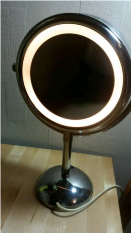 Boots No7 Light Up Makeup Mirror - No7 Perfect Light Pressed Powder (640x480), Png Download