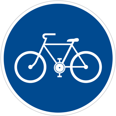 Protected Bike Lane - Love Bicycles Women's Tees (400x400), Png Download