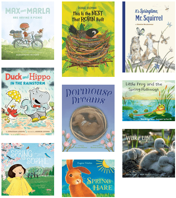 Jocolibrary - Preschool - Spring - Johnson County Library - Duck And Hippo In The Rainstorm (436x452), Png Download