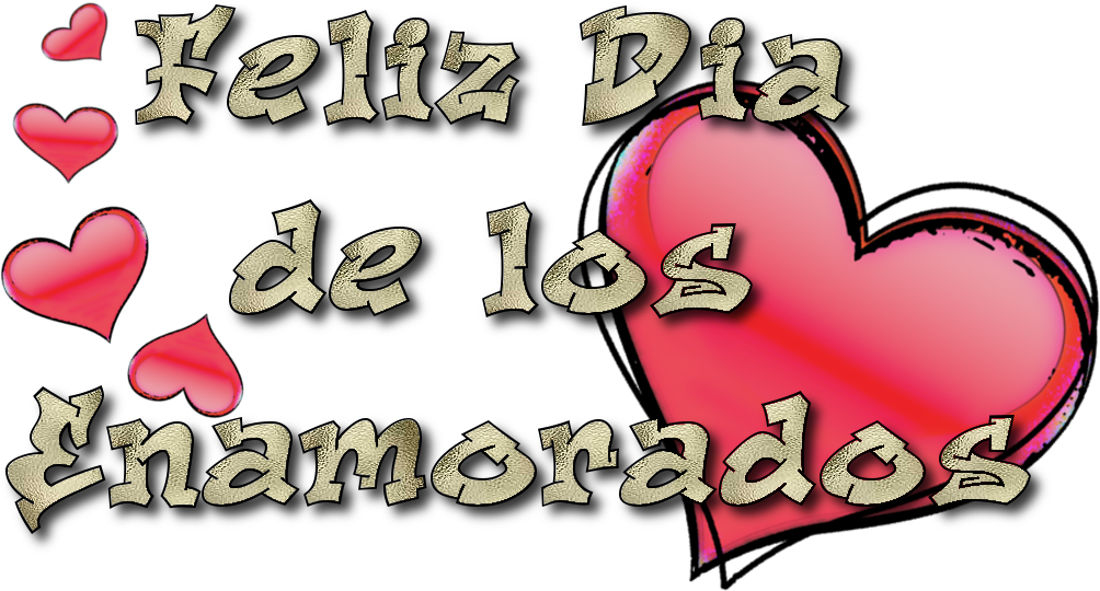 Feliz Dia De Los Valentin,amor,renders - Feliz Dia De Los Enamorados En Png (1004x540), Png Download